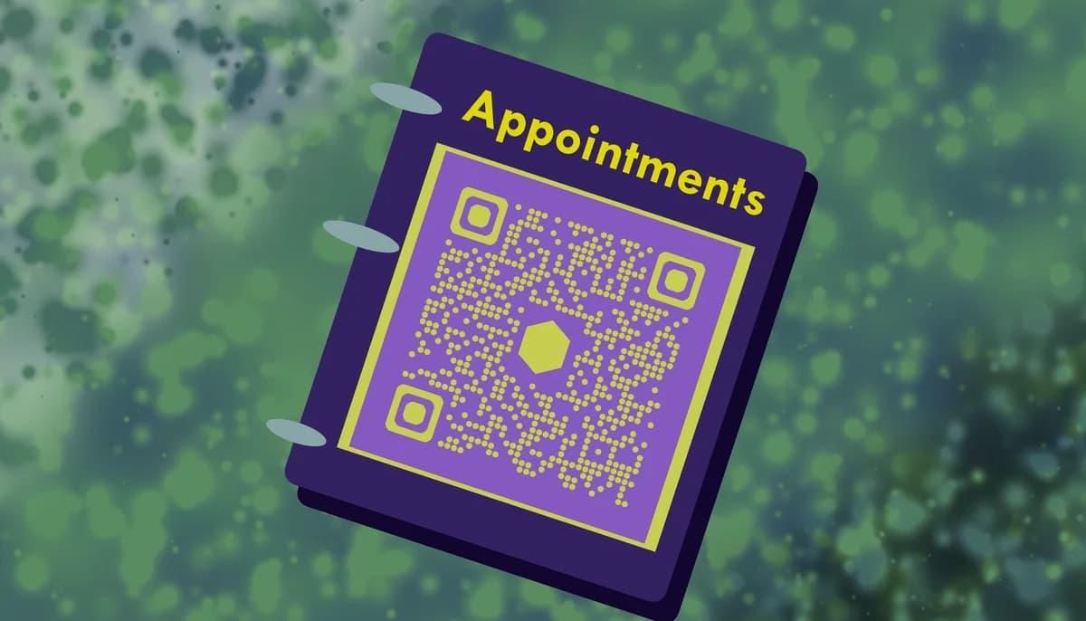 QR code generator for easy appointment booking
