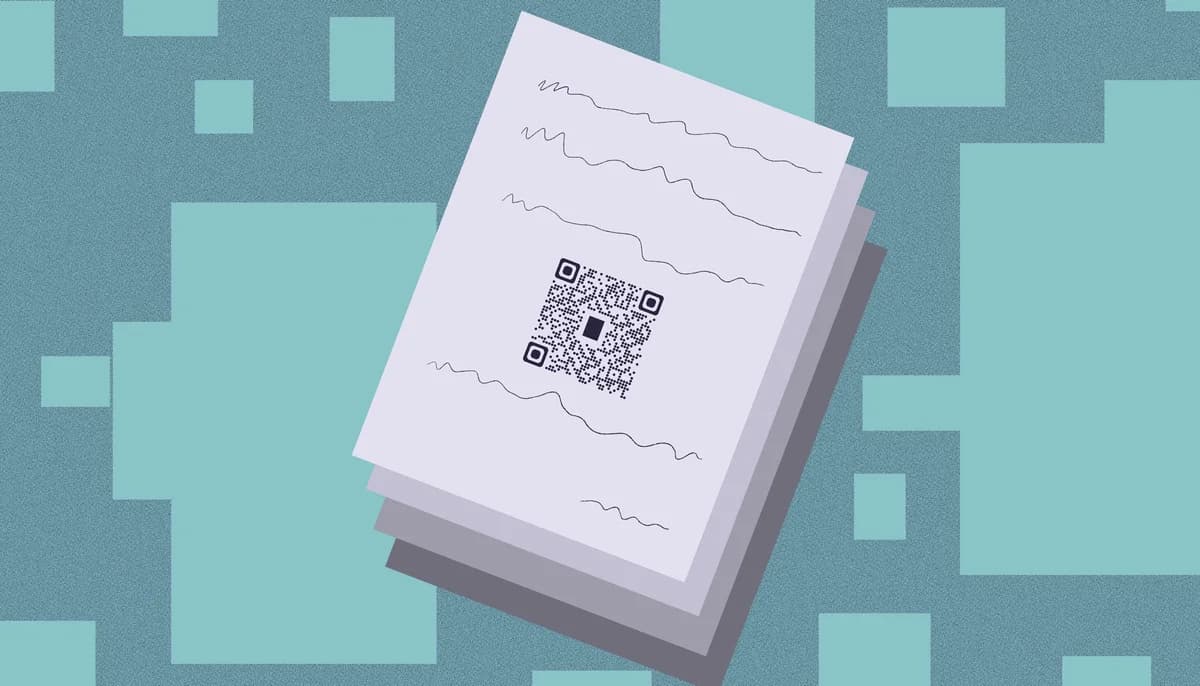 QR code to PDF generator