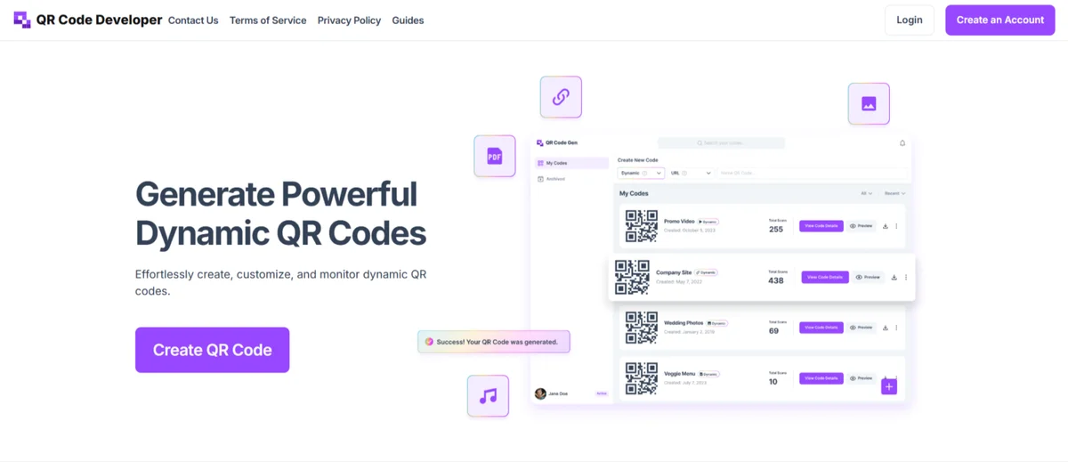 qr code select